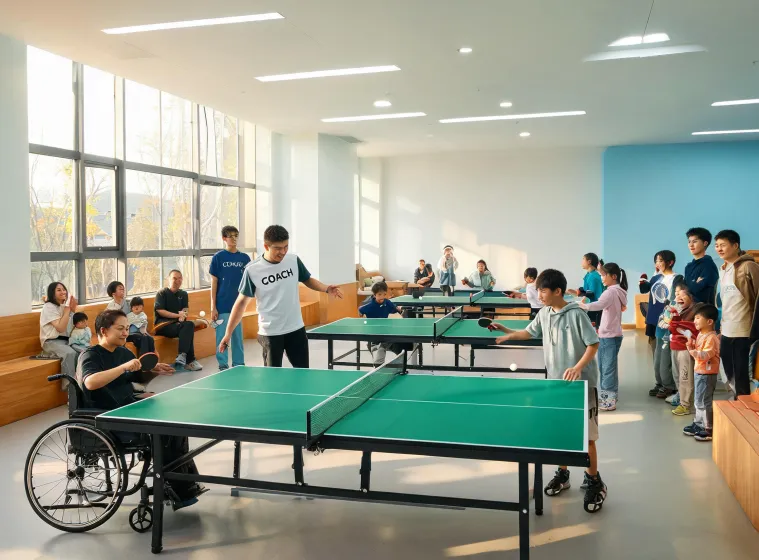 Inclusive table tennis community session